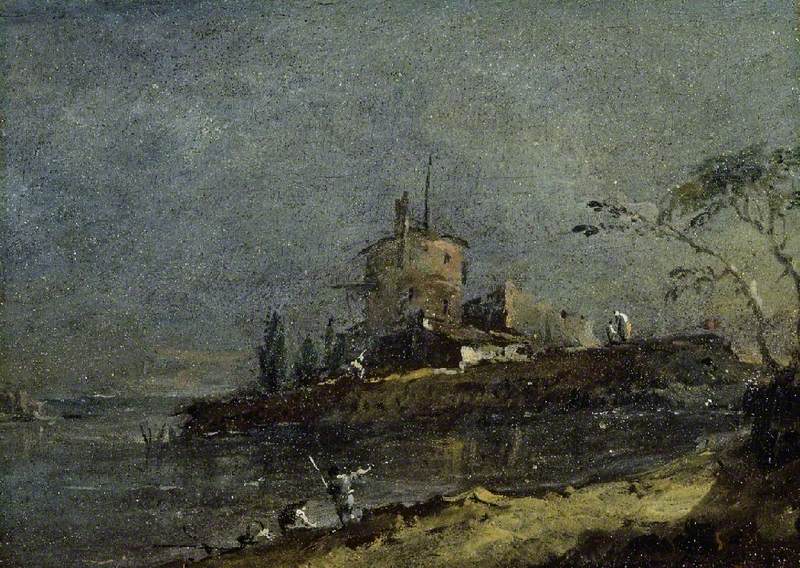 Vista vicino a Venezia - Francesco Guardi