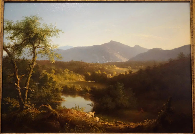 Vista vicino al villaggio di Catskill - Thomas Cole