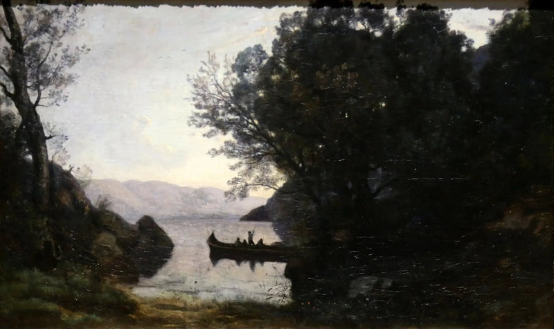 Vista scattata a Riva, Tirolo italiano - Jean-Baptiste Camille Corot