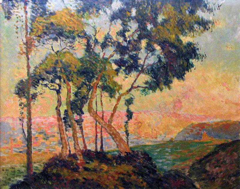 Vista scattata al Mont-Gargan al tramonto - Robert Antoine Pinchon