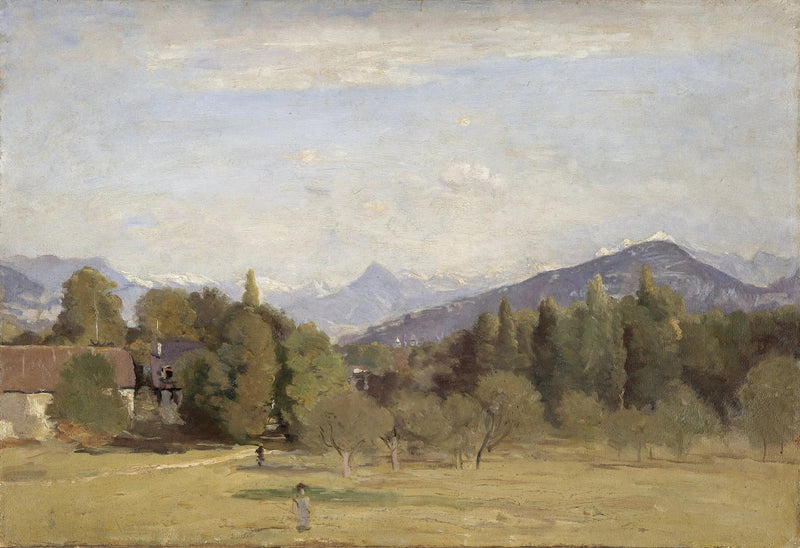 Vista presa da Châtelaine a Ginevra - Jean-Baptiste Camille Corot