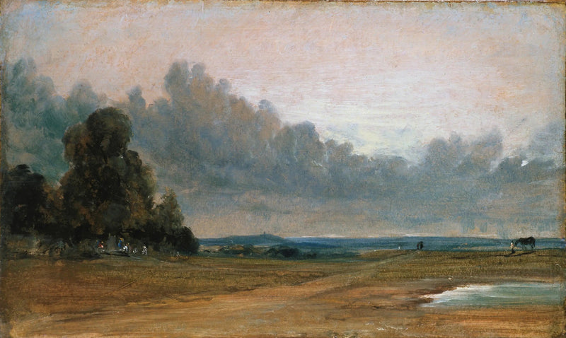 Vista su Hampstead Heath con Harrow all'orizzonte - John Constable