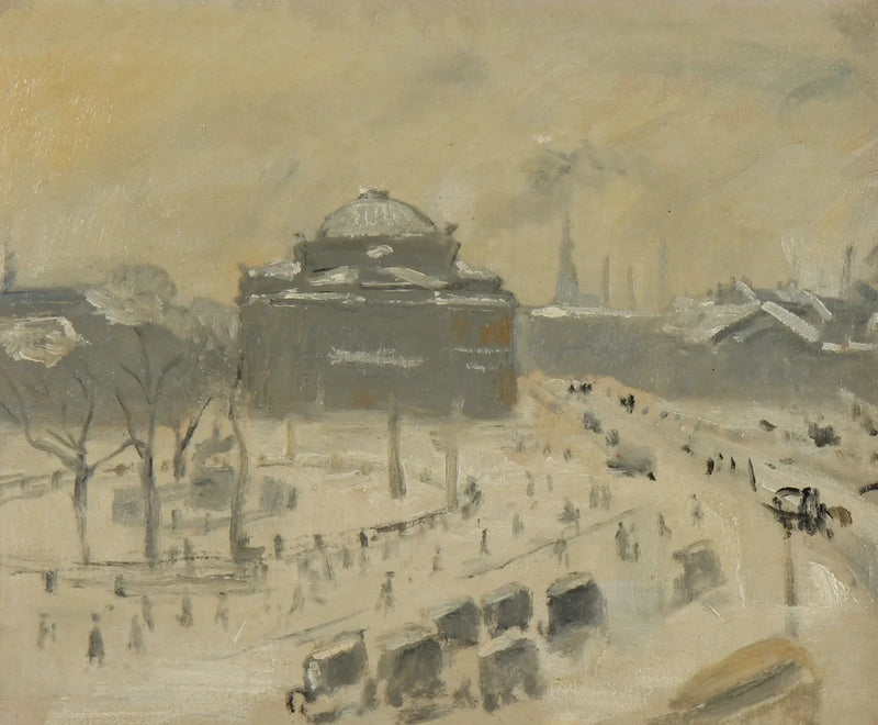 Veduta di Kongens Nytorv, Copenaghen. -Michael Peter Ancher