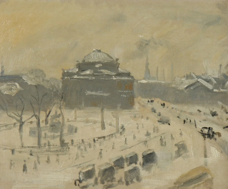 Veduta di Kongens Nytorv, Copenaghen. -Michael Peter Ancher