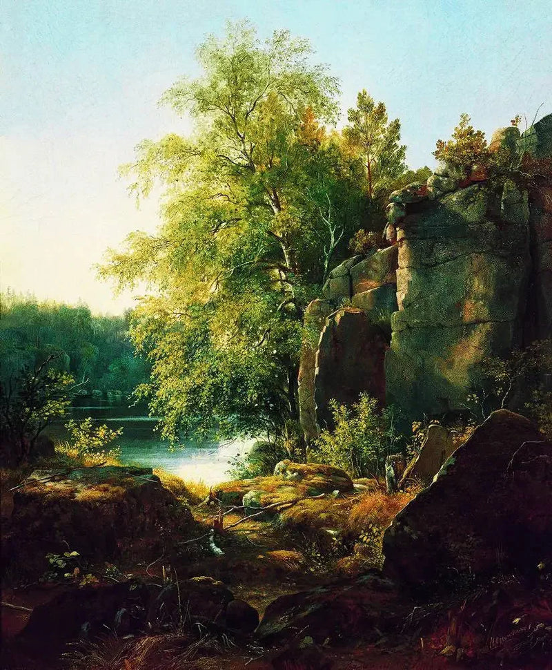 Vista sull'isola di Valaam - Ivan Chichkine