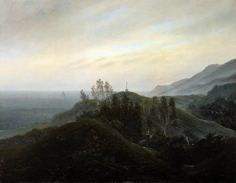 Vista sul mare Baltico - Caspar David Friedrich