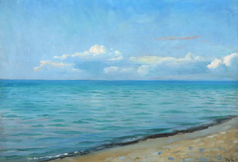Vista sulla spiaggia, Skagen. -Michael Peter Ancher