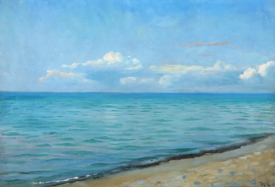 Vista sulla spiaggia, Skagen. -Michael Peter Ancher