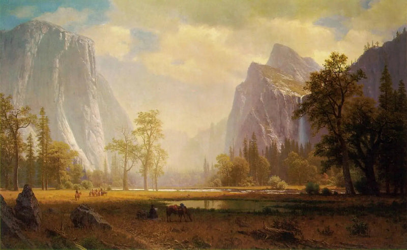 Vista sulla valle di Yosemite - Albert Bierstadt