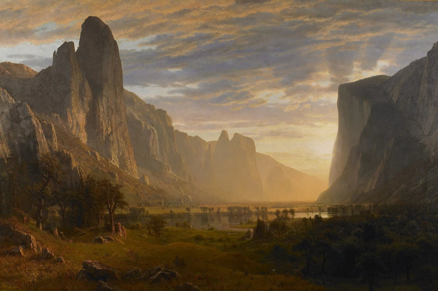 Vista sulla valle di Yosemite, California - Albert Bierstadt