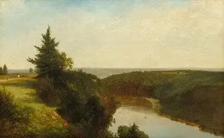 Vista sul Genesee vicino al monte Morris - John Frederick Kensett