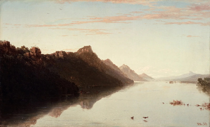 Vista sul Alto Mississippi - John Frederick Kensett