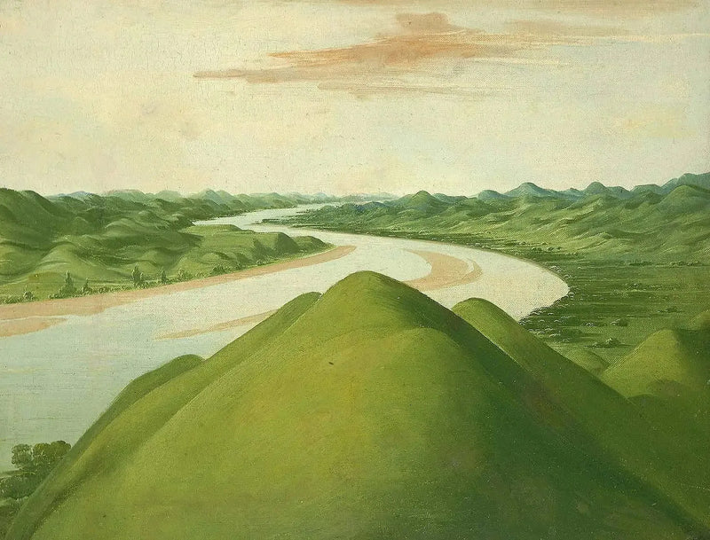 Vista sui « Cross Timbers », Texas - George Catlin