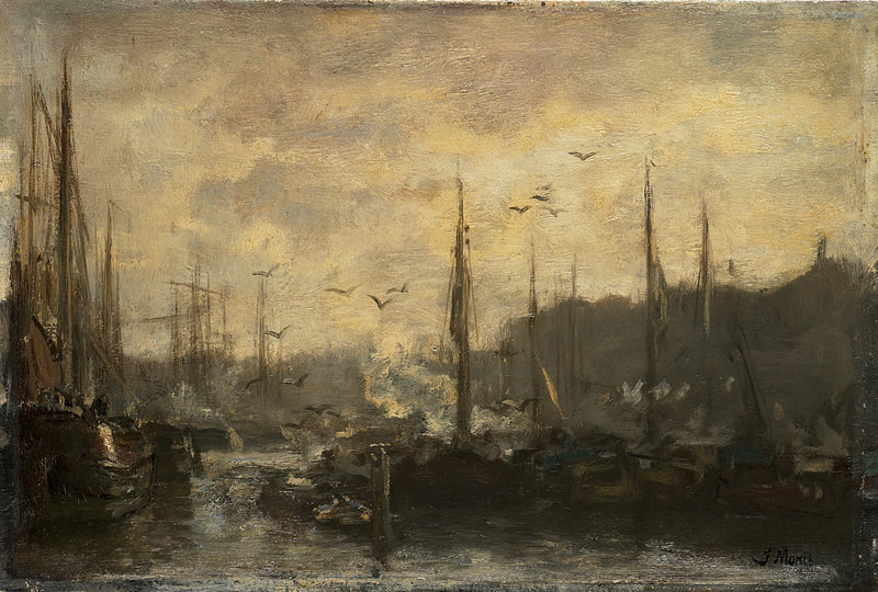 Vue sur le port - Jacob Maris