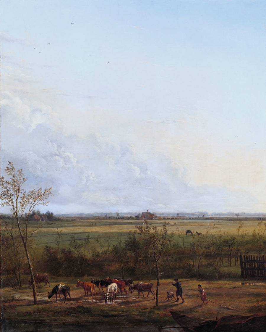 Vue sur les prairies de 's-Graveland - Pieter Gerardus van Os