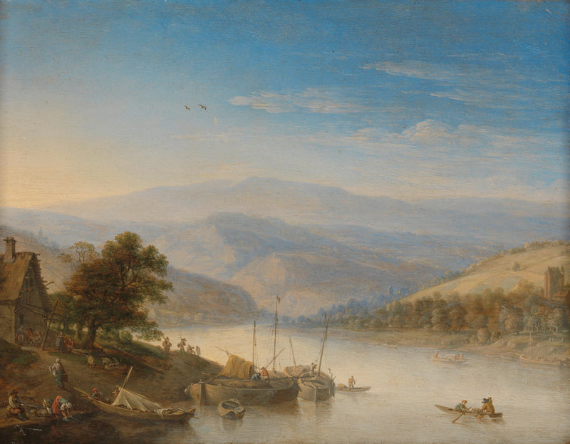 Vue sur le Rhin près d'Andernach - Herman Saftleven II