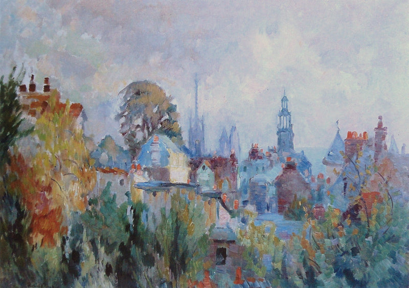 Vista su Rouen - Robert Antoine Pinchon