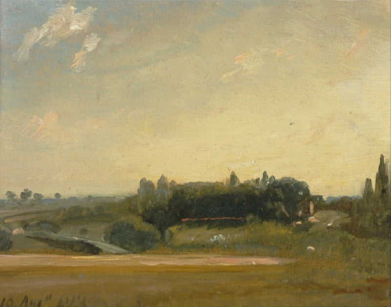 Vista verso il presbiterio, East Bergholt - John Constable
