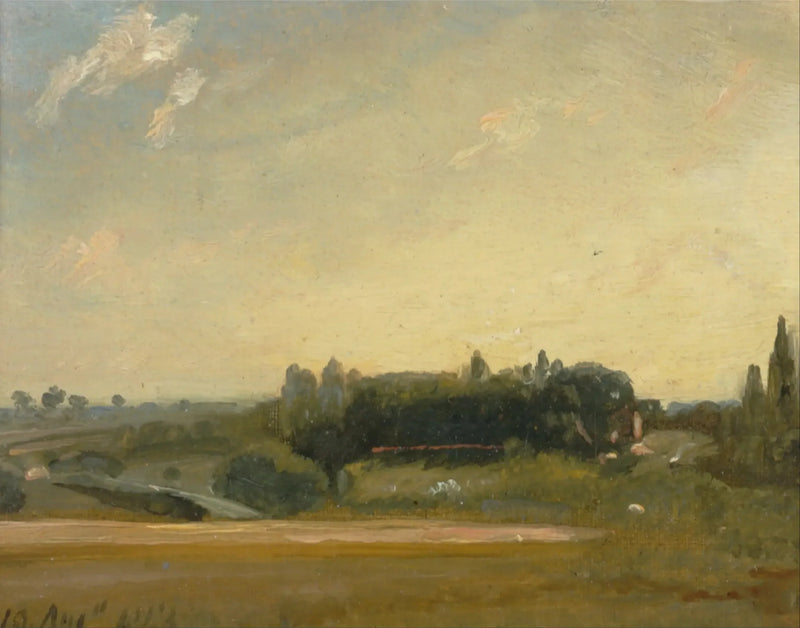 Vista verso il presbiterio, East Bergholt - John Constable