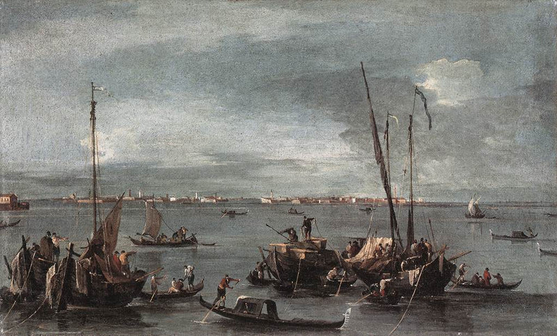 Vista su Murano dal Fondamente Nuove, Venezia - Francesco Guardi