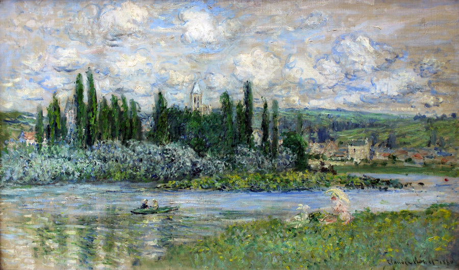 Vista di Vétheuil W609 - Claude Monet