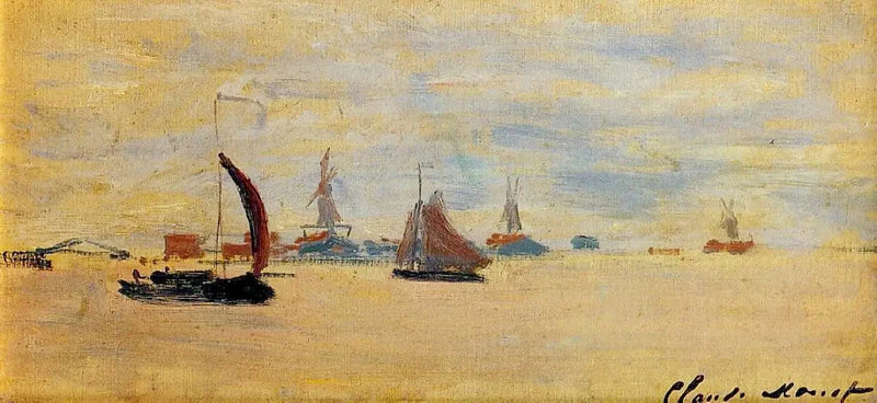 Vista del Voorzaan W176 - Claude Monet