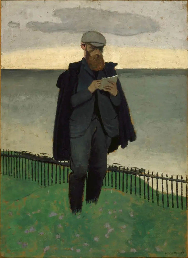 Vuillard disegnando a Honfleur - Félix Vallotton