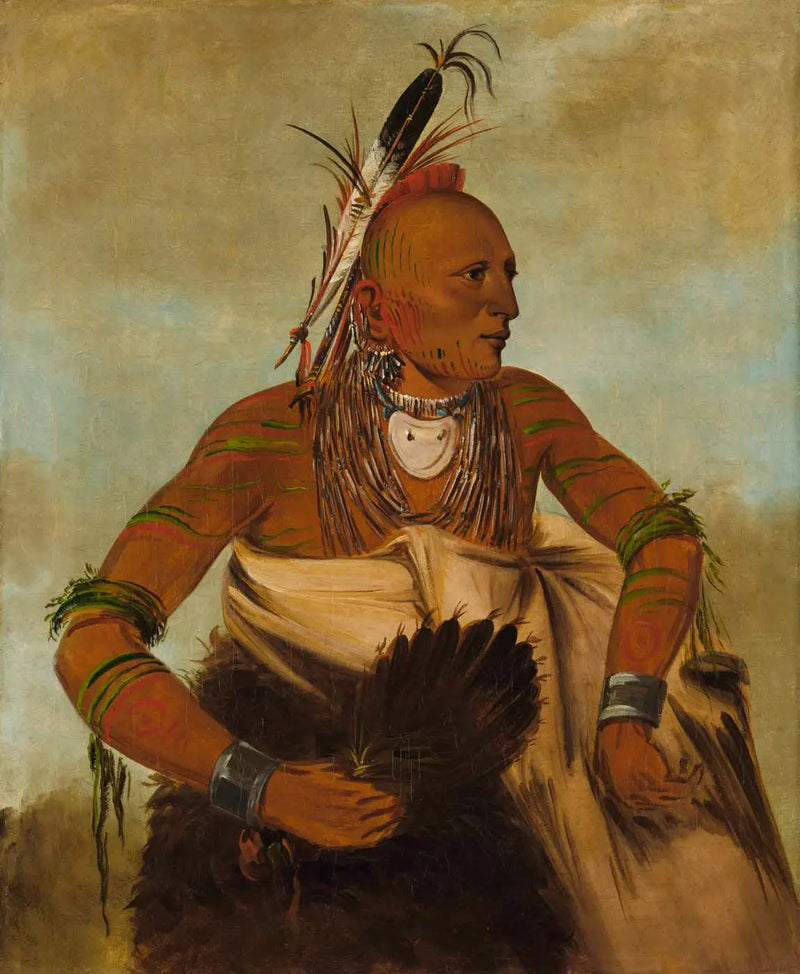 Wa-ho-béck-ee, un bel coraggioso - George Catlin