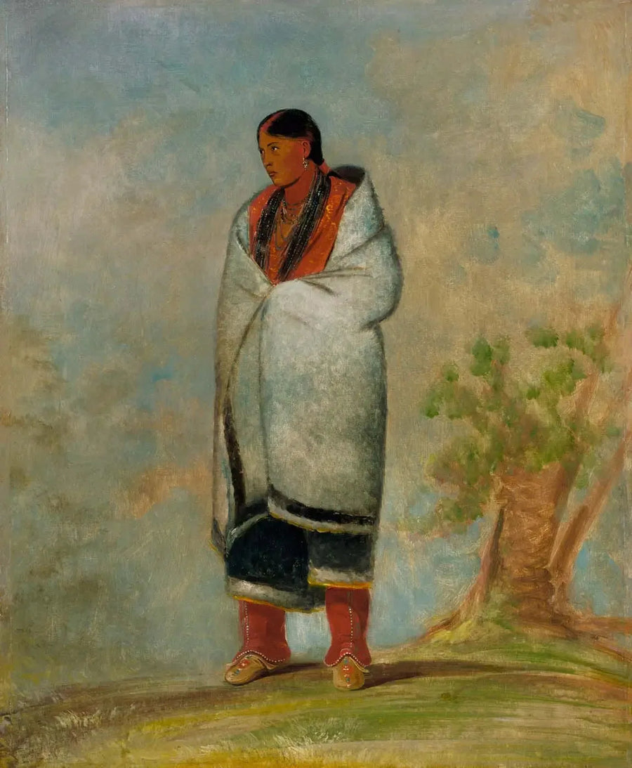 Wa-quóth-e-qua, la donna del cervo, la donna della balena - George Catlin
