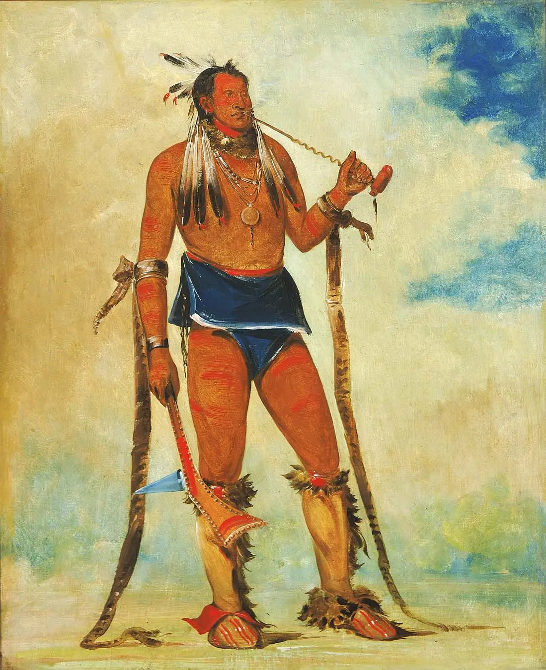Wah-chee-háhs-ka l’homme qui met tout dehors - George Catlin - Alpha Reproduction
