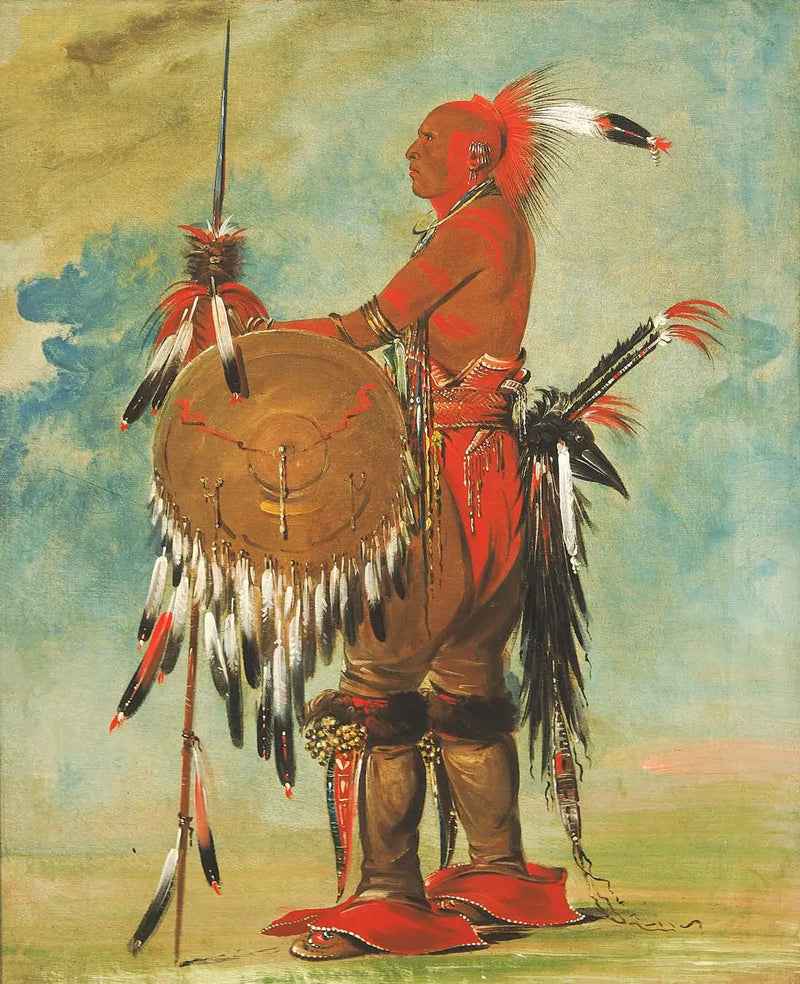 Wáh-pa-ko-lás-kuk, la pista de l'orso - George Catlin