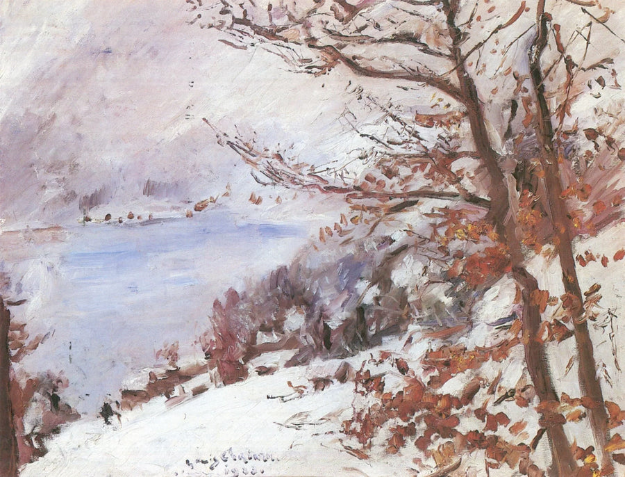 Walchensee in inverno - Lovis Corinth