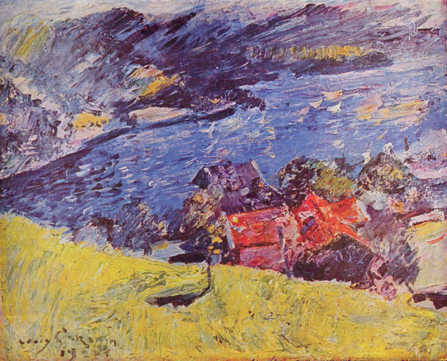 Walchensee, Prato giallo - Lovis Corinth