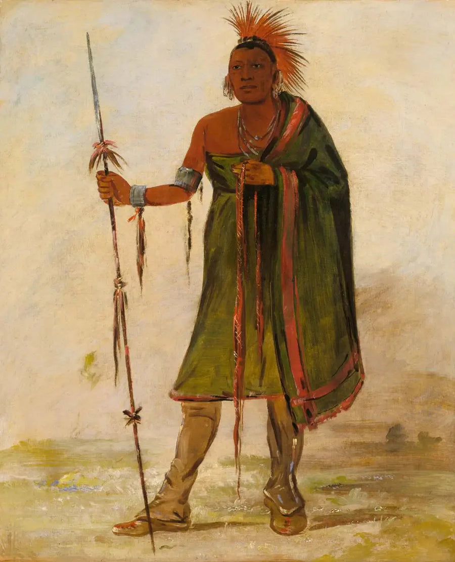 Wash-ím-pe-shee, folle, un guerriero distinto - George Catlin