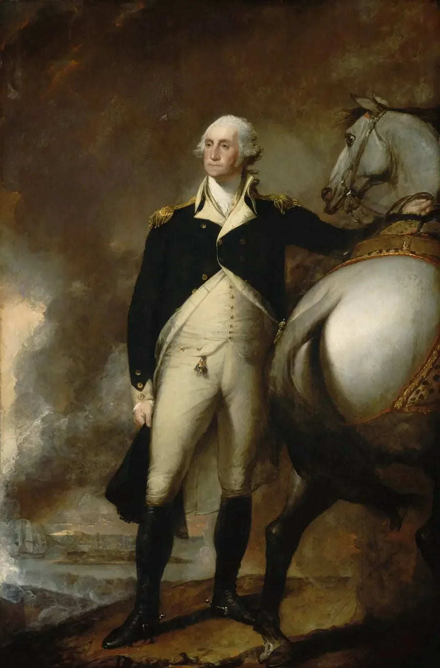 Washington a Dorchester Heights - Gilbert Stuart