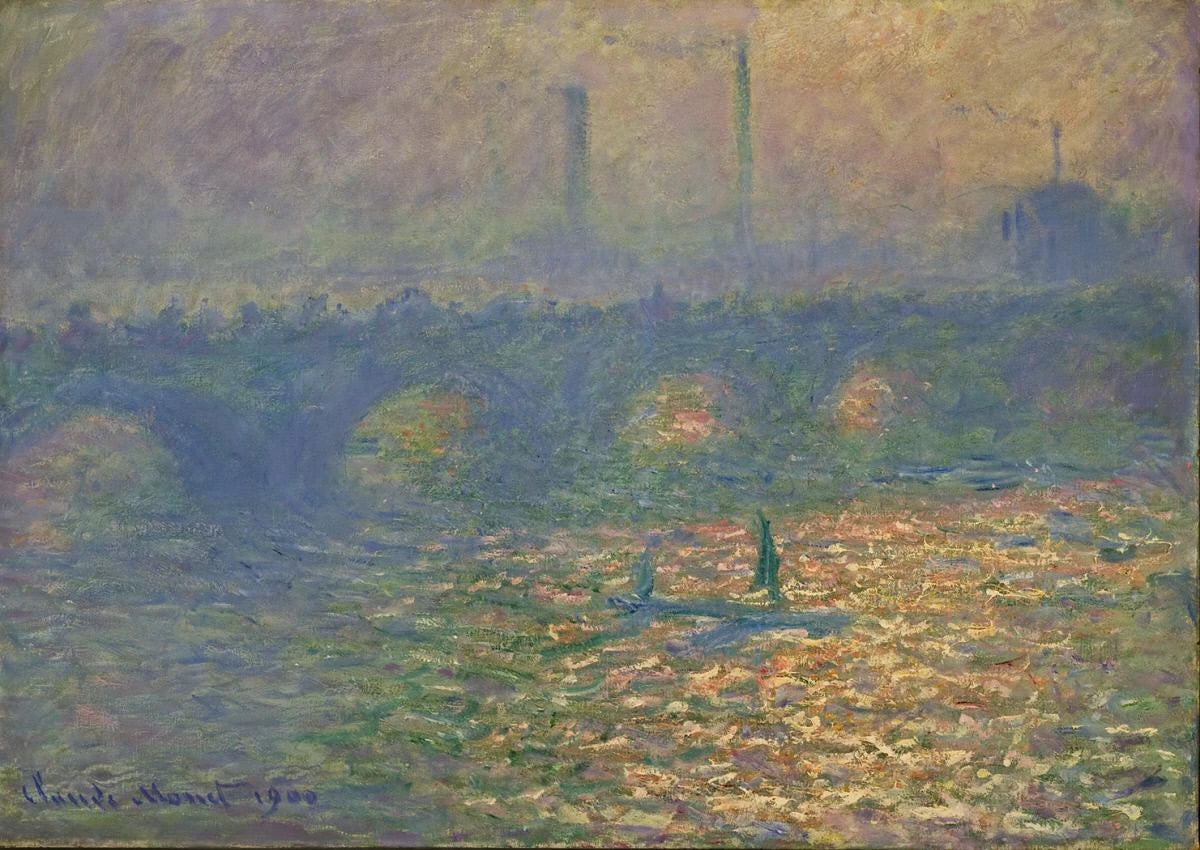 Waterloo Bridge de Claude Monet, 1900 – Santa Barbara Museum of Art, Wildenstein 1555
