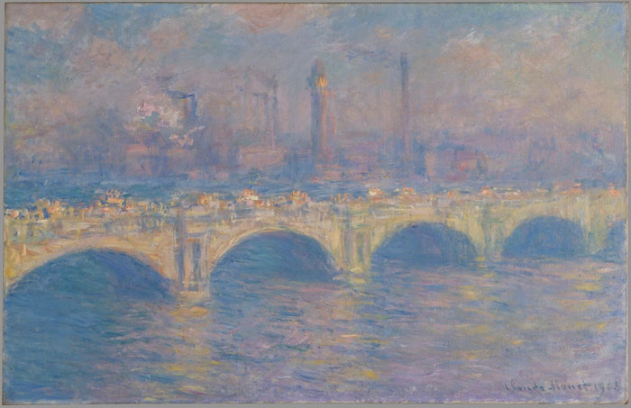 Il ponte di Waterloo, Londra - Claude Monet