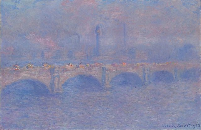 Ponte di Waterloo, effetto sole - Claude Monet