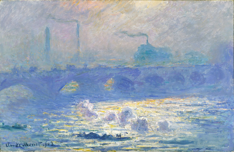 Ponte di Waterloo, effetto sole - Claude Monet