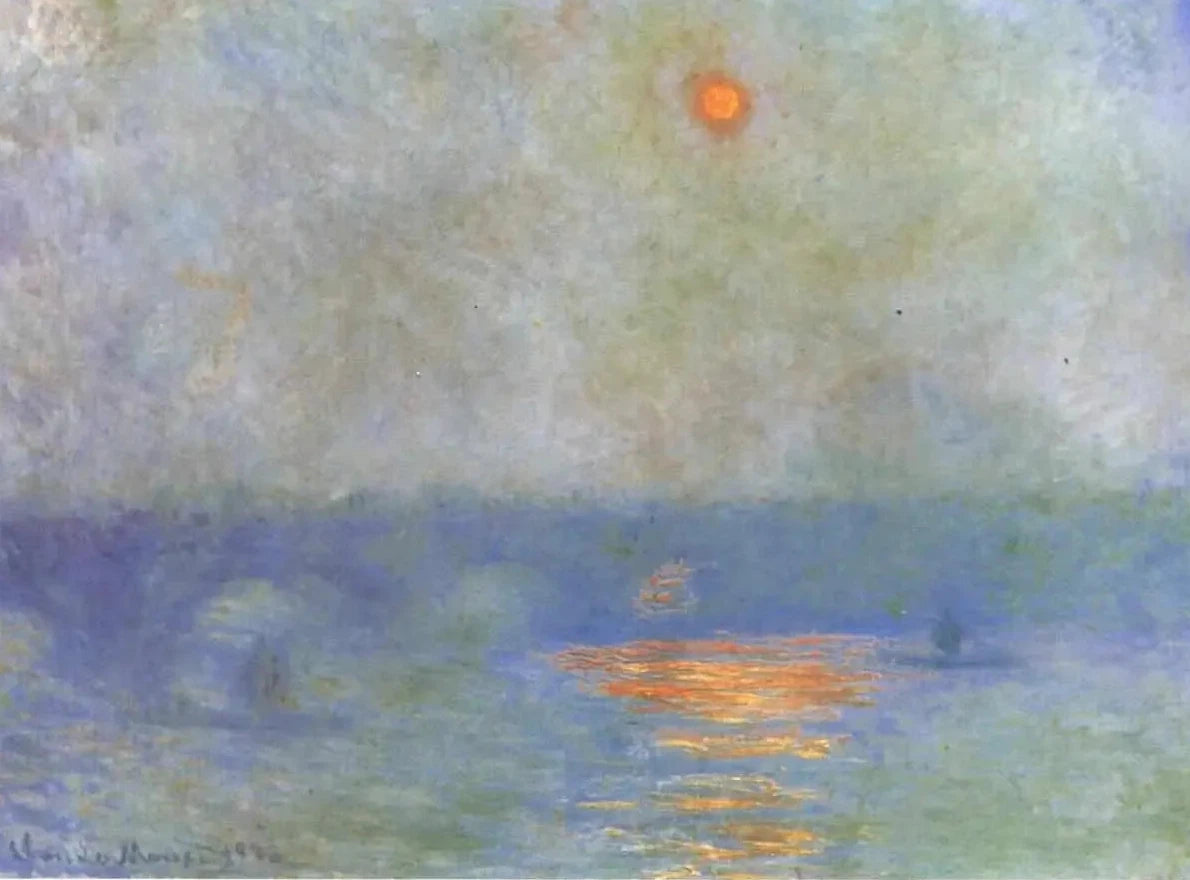 Waterloo Bridge: il sole nella nebbia - Claude Monet
