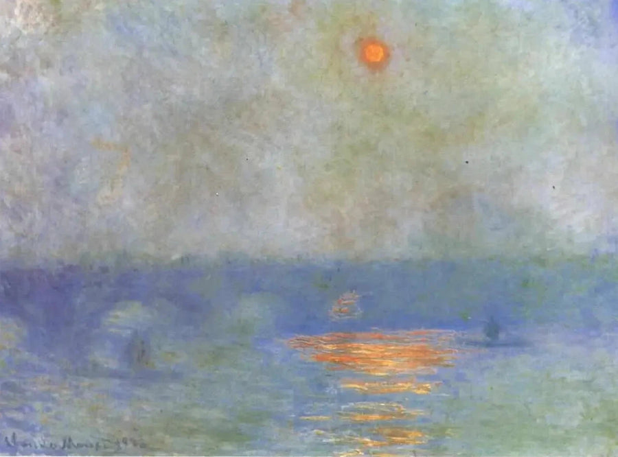 Waterloo Bridge: il sole nella nebbia - Claude Monet