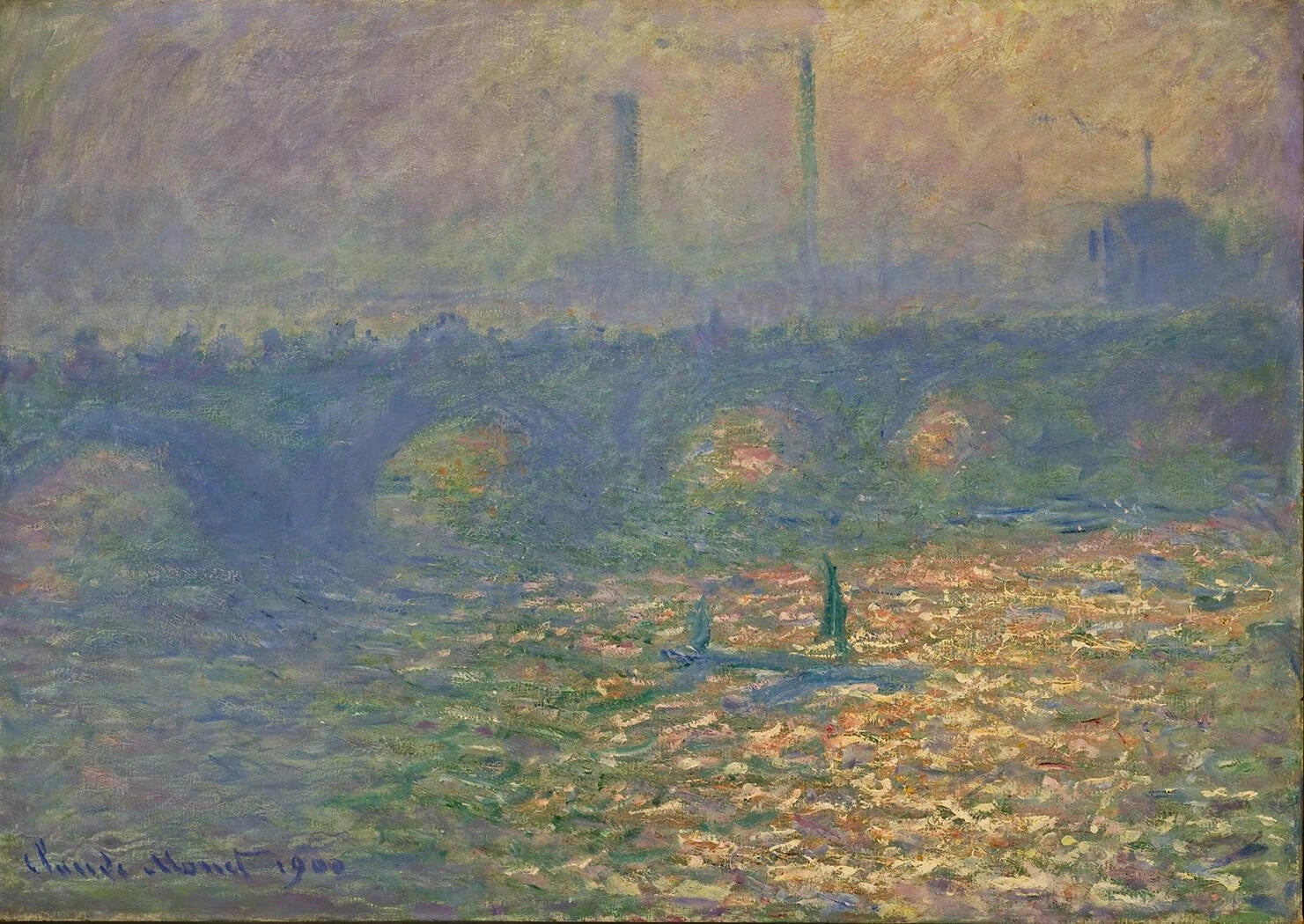Ponte di Waterloo W1555 - Claude Monet