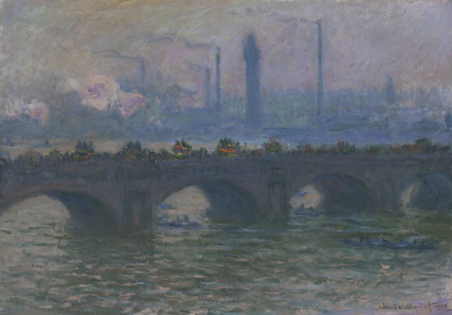 Il ponte di Waterloo - Claude Monet