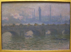 Il ponte di Waterloo, versione Worcester - Claude Monet