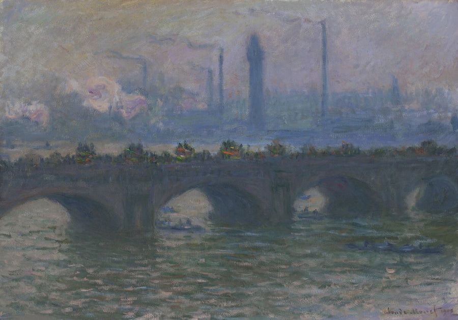 Ponte di Waterloo, Worcester - Claude Monet