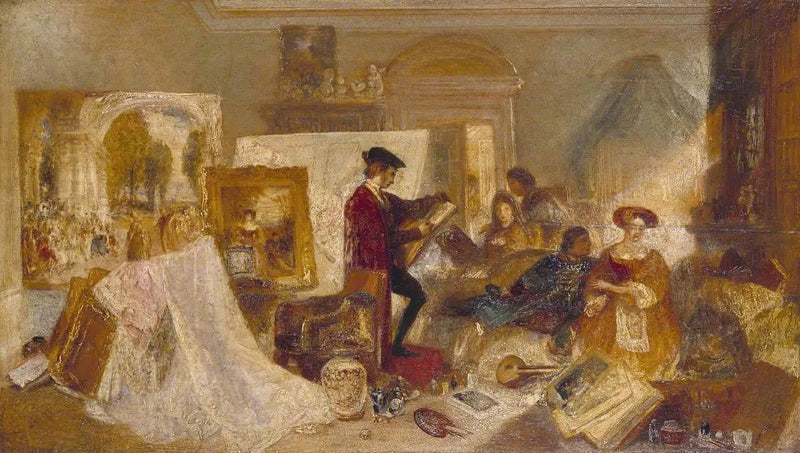 Studio di Watteau secondo le regole di Fresnoy - J. M. W. Turner