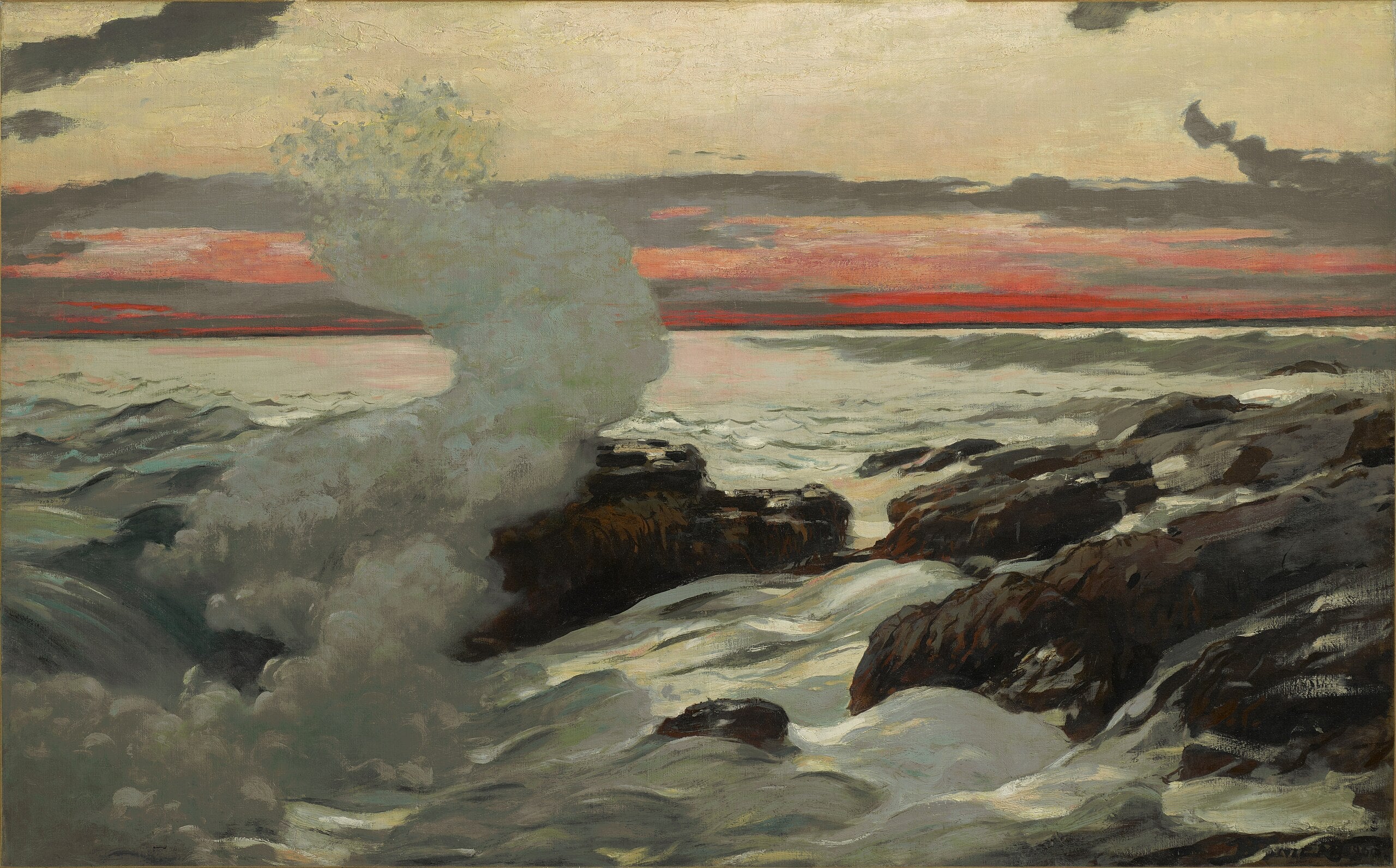 West Point, Prout's Neck - Winslow Homer image 1 copie de tableau peinte à la main