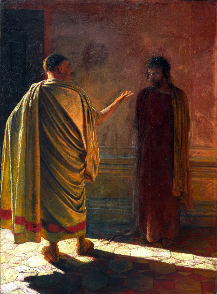 Qu’est-ce que la vérité ? Le Christ et Pilate - Nikolaï Gay