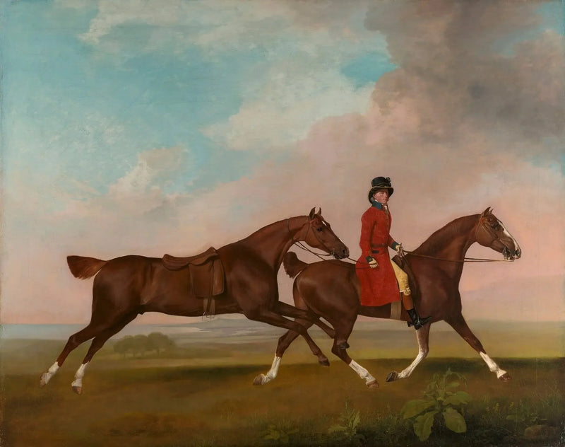 William Anderson con due cavalli da sella - George Stubbs