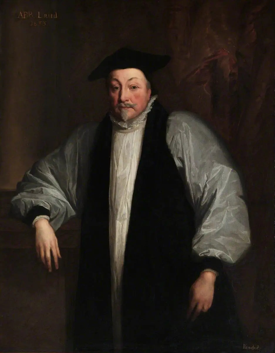 William Laud (1573–1645), archevêque de Canterbury - Antoine van Dyck image 1 reproduction réalisée par Alpha Reproduction
